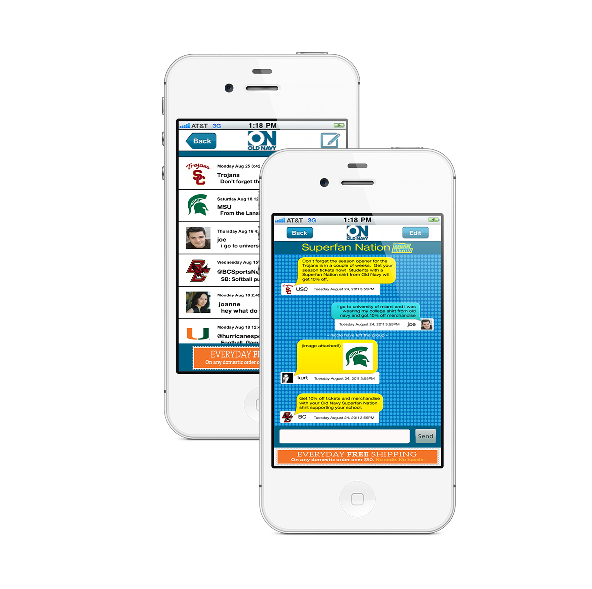 Old Navy Mock Heywire App